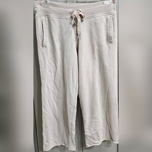 Calvin Klein Performance Khaki Cream Women's Jogger Sweatpants - Large